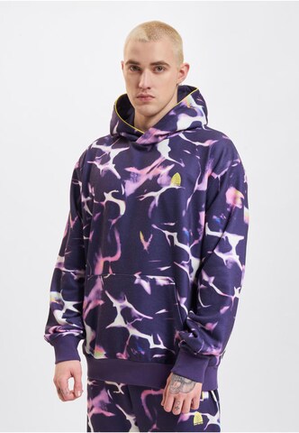 Sweat-shirt Just Rhyse en violet : devant