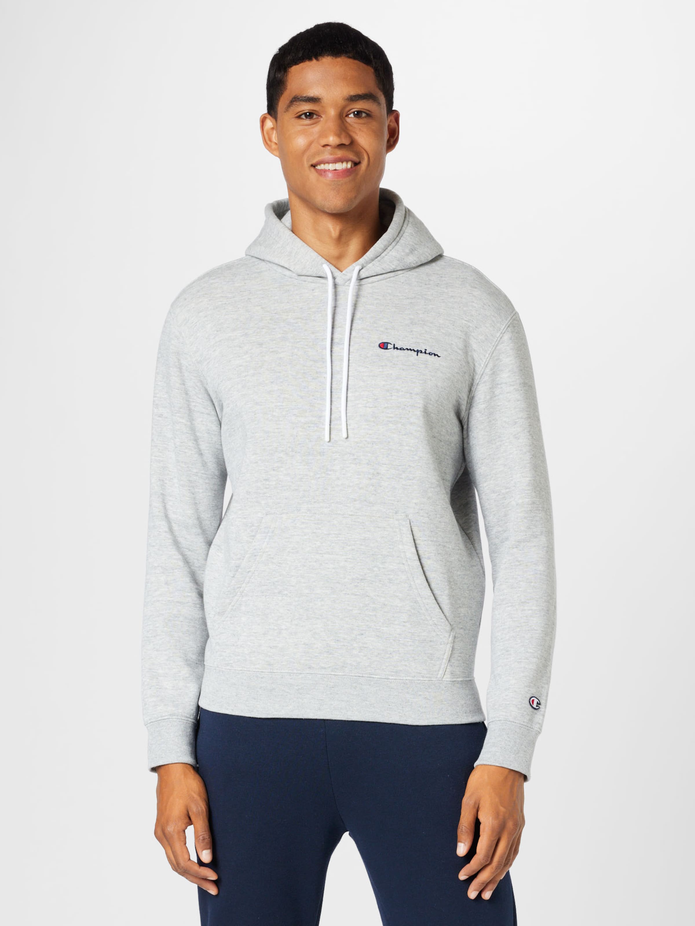 Champion Authentic Athletic Apparel Sweatshirt 'Classic' in Mottled Grey