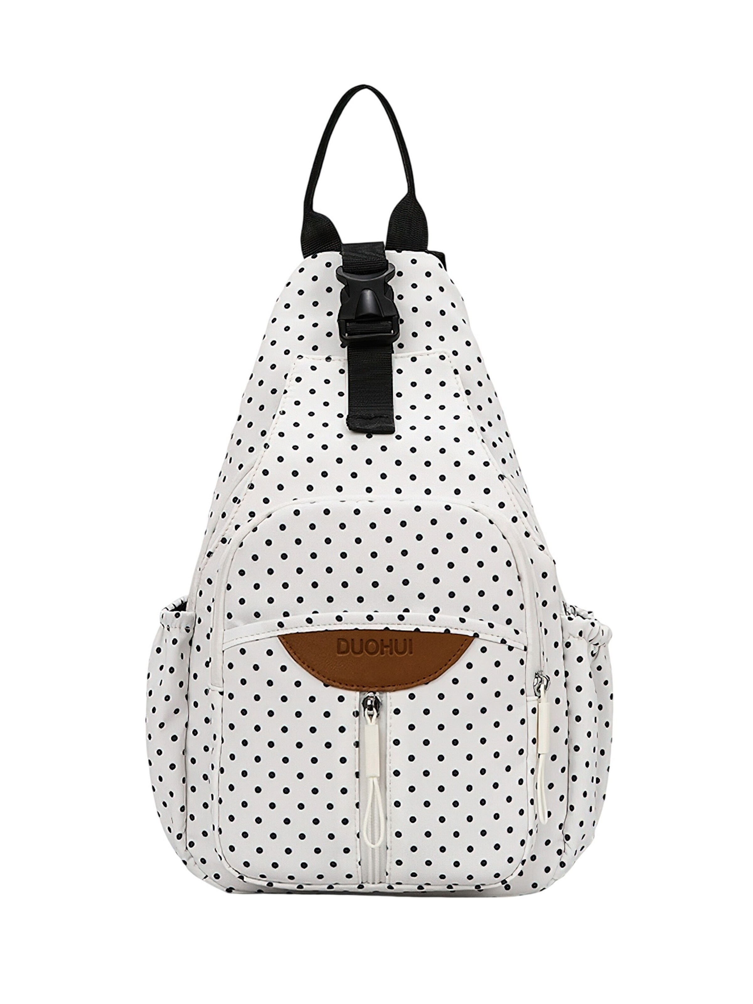 Magicshe Diaper Bags 'Multifunktionale Babytrage mit Tasche, Tragbar bis 20 kg' in White: front
