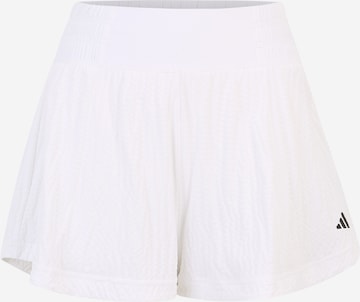 ADIDAS PERFORMANCE Voľný strih Športové nohavice 'Pro' - biela: predná strana
