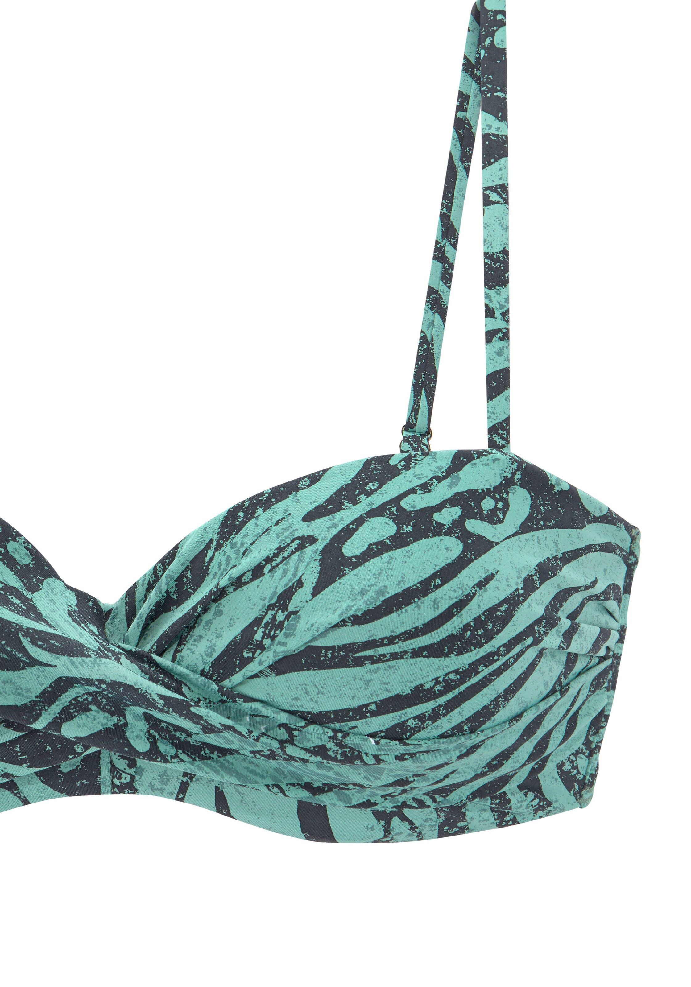 Bruno Banani LM Bandeau Bikini in Green