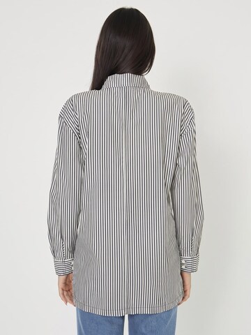 Brixton Bluse 'Bowery' i grå