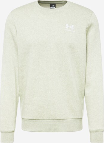 UNDER ARMOUR Athletic Sweatshirt in Green: front