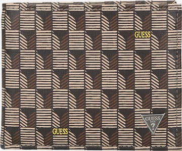 GUESS Wallet 'Mito' in Brown: front