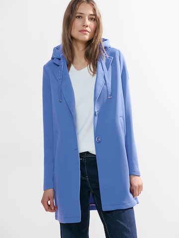 CECIL Between-Seasons Coat in Blue: front