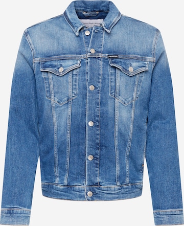 Calvin Klein Jeans Prehodna jakna | modra barva: sprednja stran