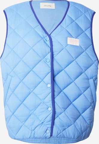AMERICAN VINTAGE - Chaleco 'YUPIBAM' en azul: frente