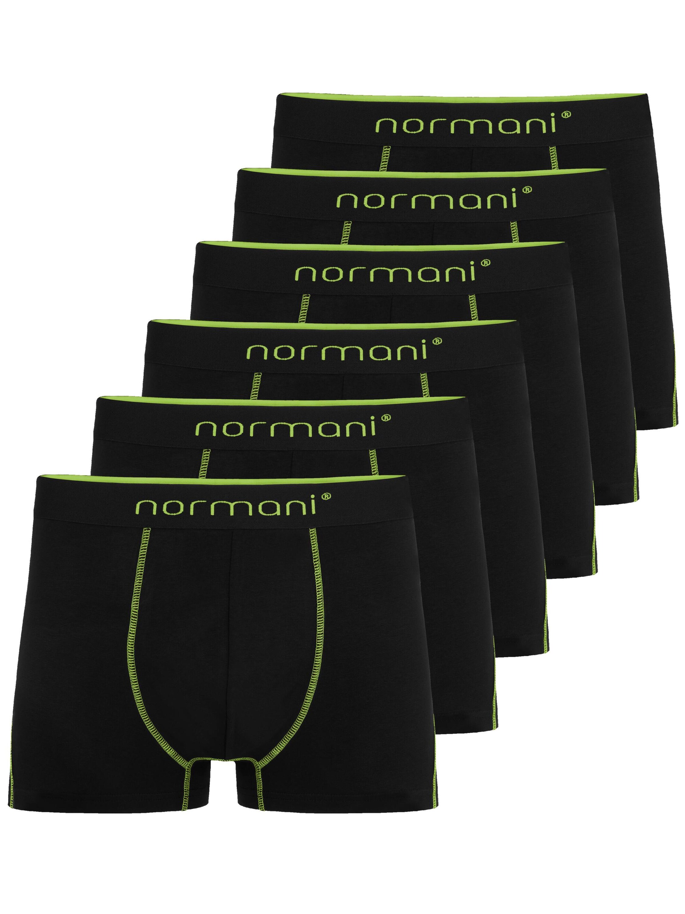 Boxers normani en noir : devant