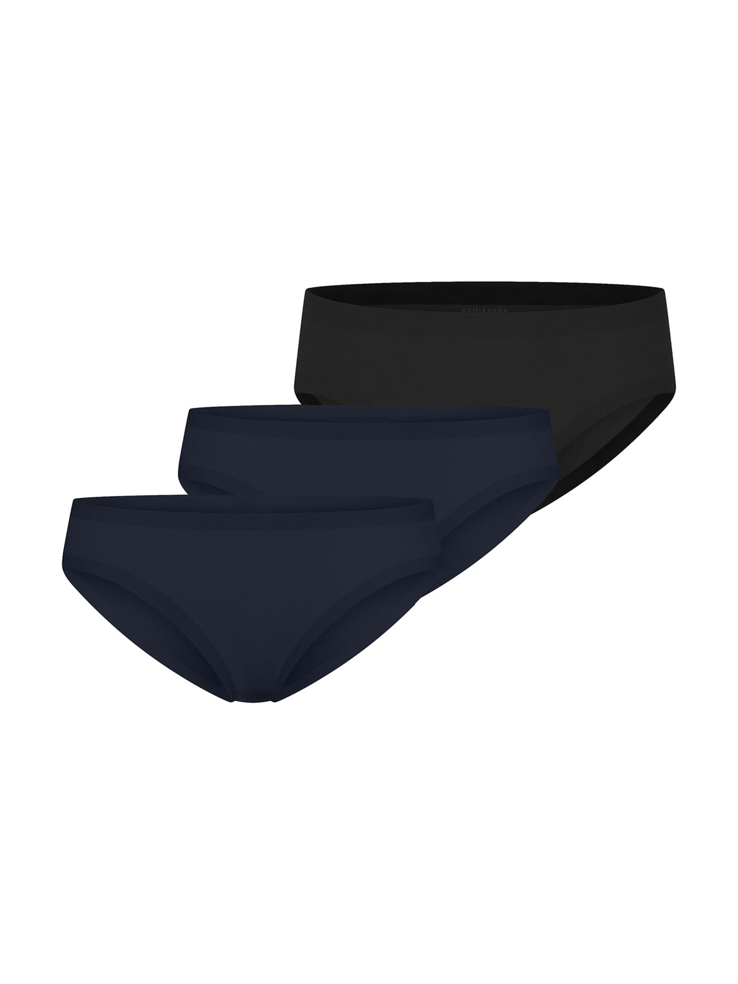 SCHIESSER Slip ' Invisible Cotton ' in Blue: front