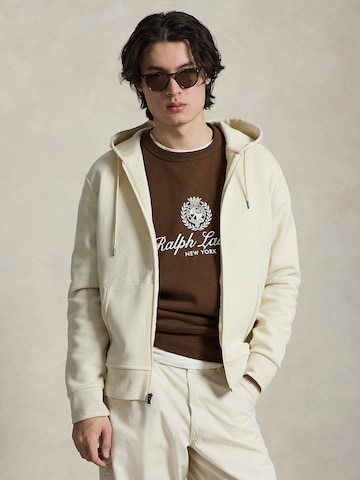 Polo Ralph Lauren Sweatvest in Beige: voorkant