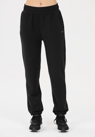 Athlecia Regular Sweathose 'Jillnana V2' in Schwarz: Vorderseite