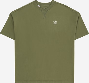 ADIDAS ORIGINALS Shirt in Green: front