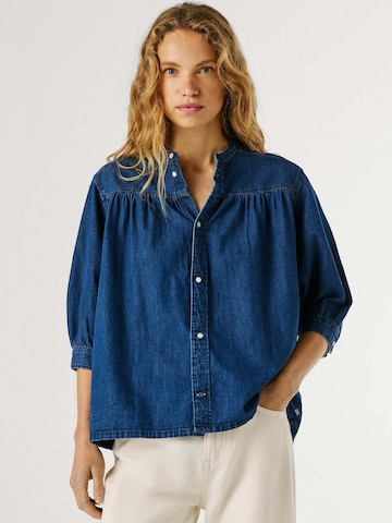 Camicia da donna 'LIVIA' di Pepe Jeans in blu: frontale