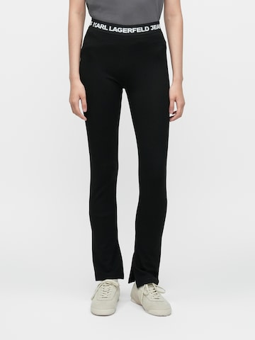 KARL LAGERFELD JEANS Скинни Леггинсы 'Milano' в Черный: спереди