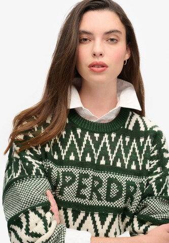 Pull-over Superdry en vert
