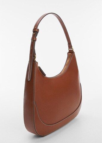 MANGO Shoulder Bag 'g-- laguna' in Brown