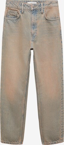 MANGO Wide leg Jeans in Blauw: voorkant