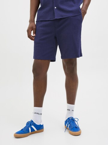 JACK & JONES Loosefit Bukser i blå: forside