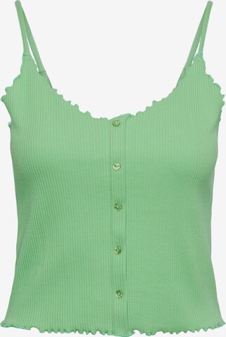 Top 'Nukisa' di PIECES in verde: frontale