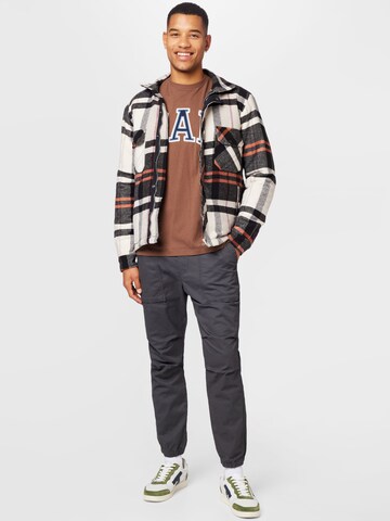 GAP - Regular Fit Camisa 'BAS' em castanho