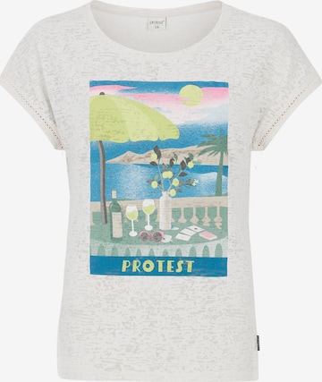 PROTEST Shirt 'PRTElles 25' in White: front