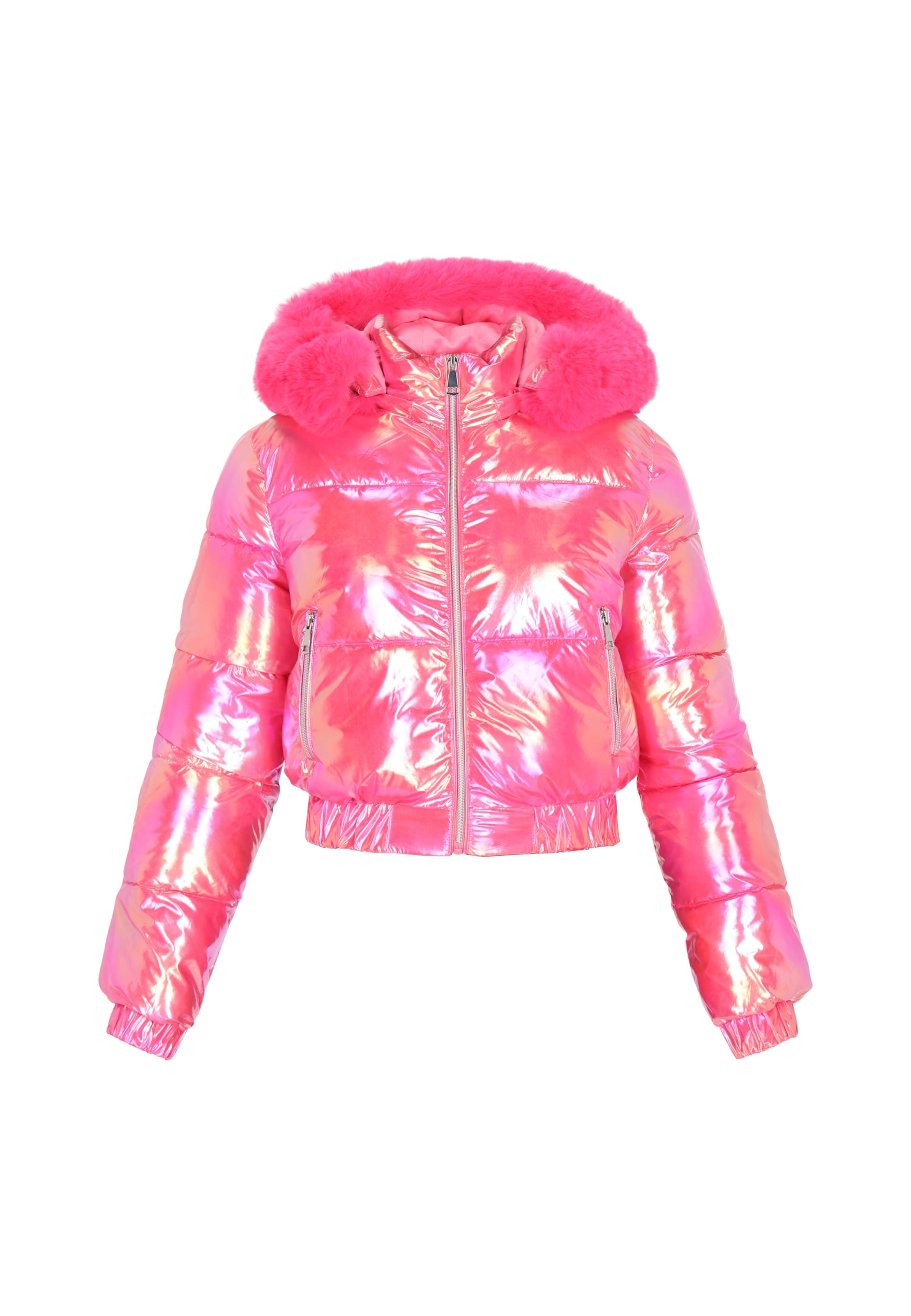 MYMO - Casaco de inverno em rosa: frente