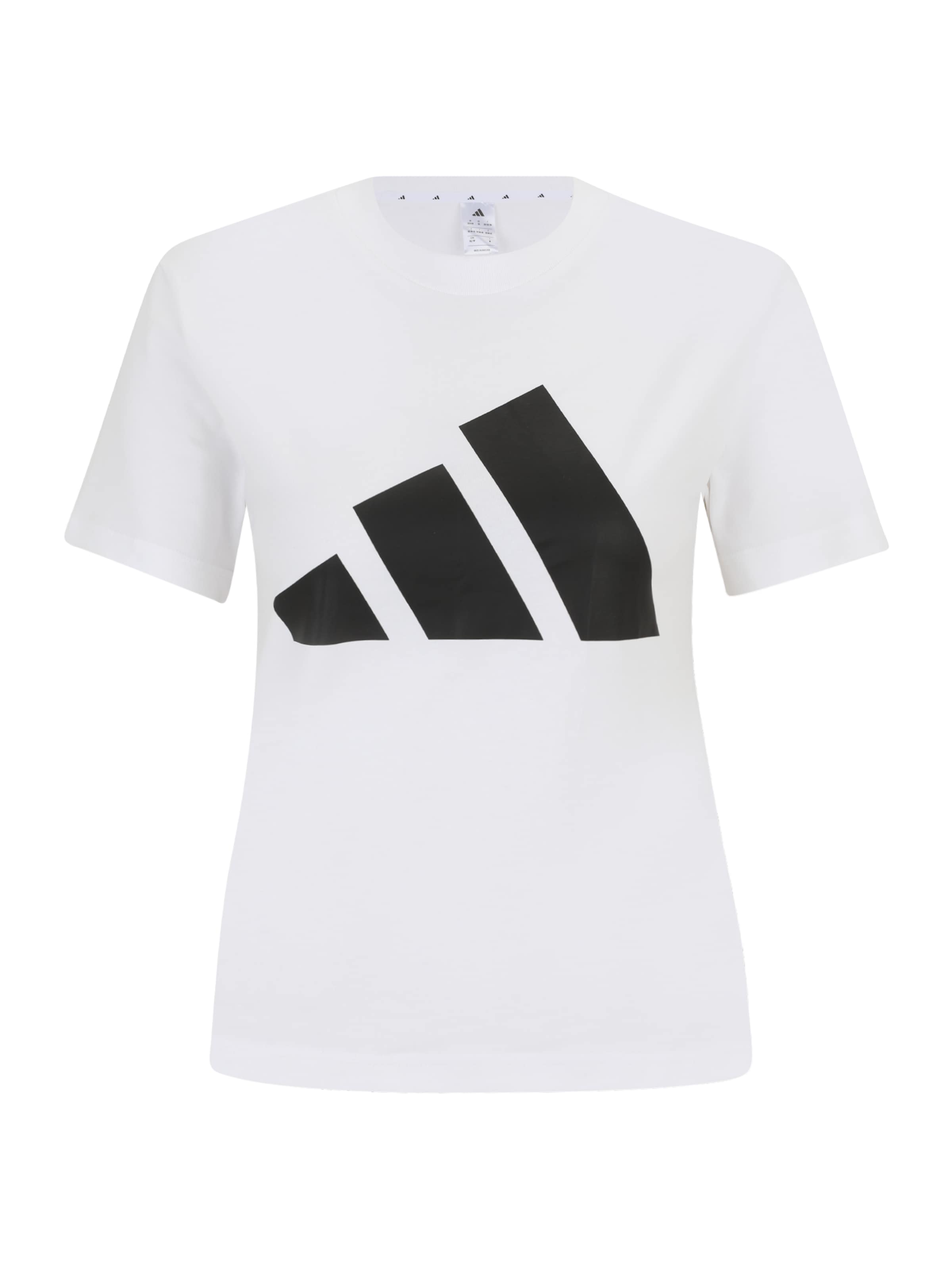 ADIDAS SPORTSWEAR T-shirt fonctionnel en noir / blanc, Vue avec produit