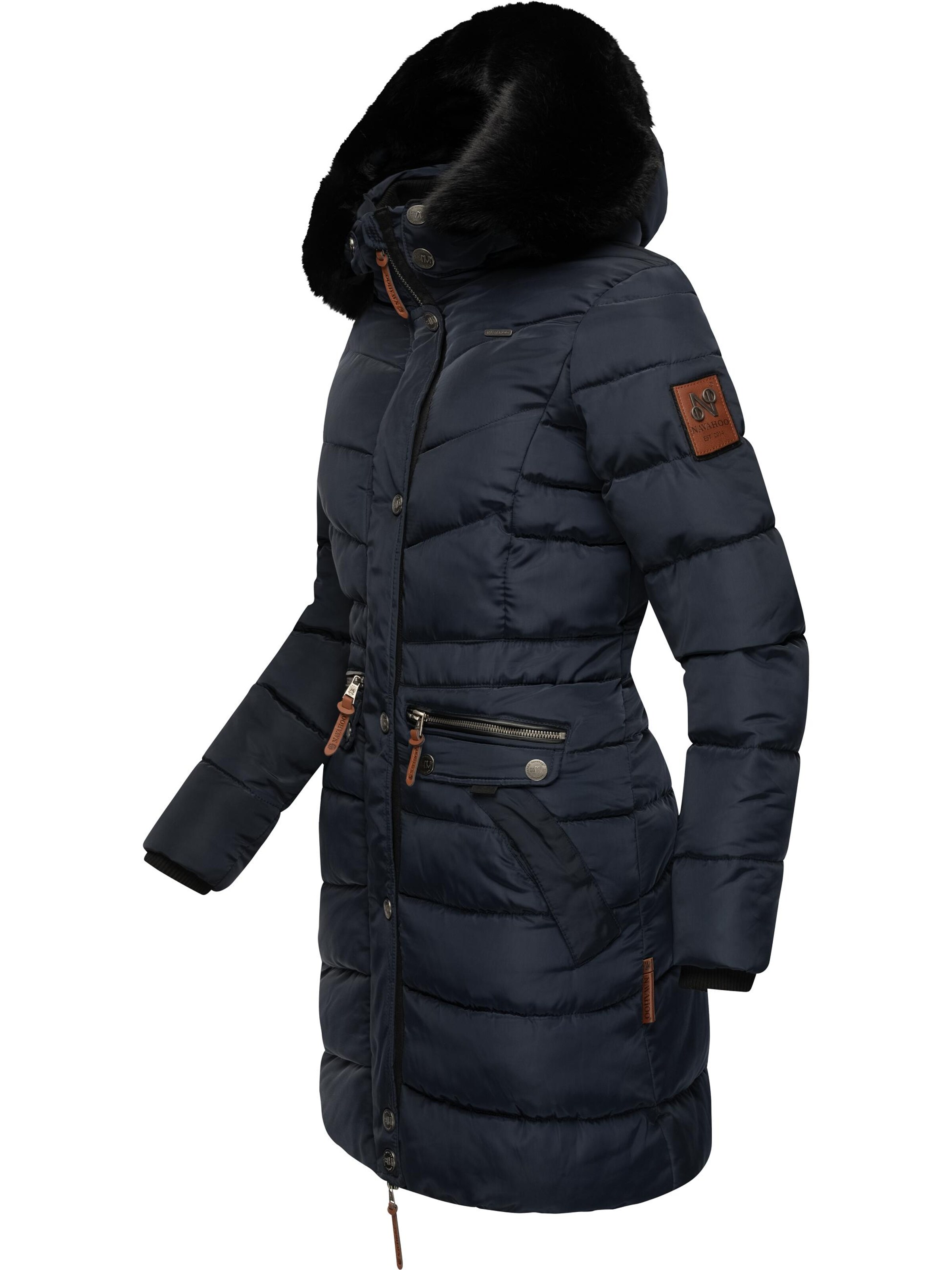 NAVAHOO Mantel 'Paula' in Blau