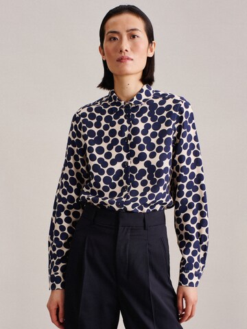 SEIDENSTICKER Blouse in Blauw: voorkant