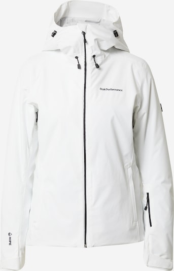 PEAK PERFORMANCE Sportska jakna u crna / bijela, Pregled proizvoda