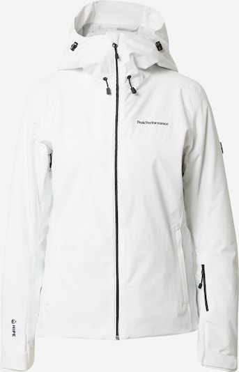 PEAK PERFORMANCE Veste de sport en noir / blanc, Vue avec produit