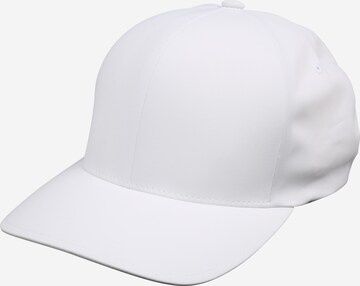 Casquette 'Delta' Flexfit en blanc : devant