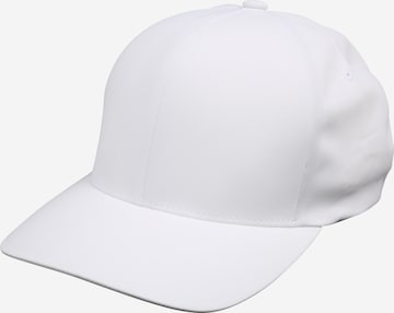 Casquette 'Delta' Flexfit en blanc : devant