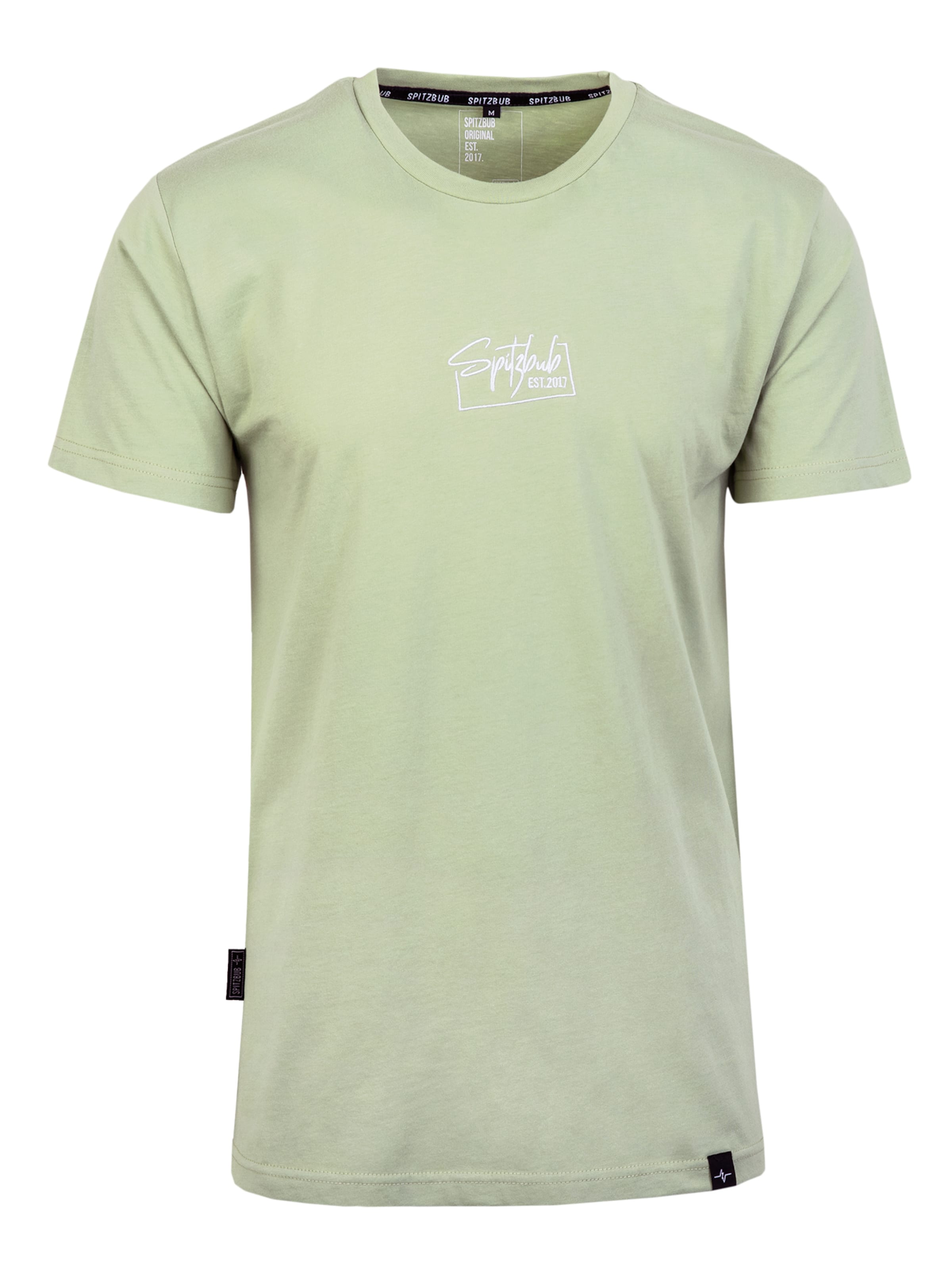 T-Shirt 'Damian' SPITZBUB en vert : devant