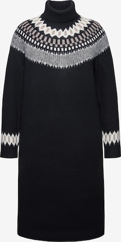 Ulla Popken Knit dress in Black: front
