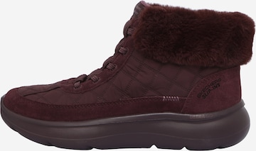 SKECHERS Botki sznurowane 'ON-THE-GO ENCORE - MAISIE' w kolorze czerwony: przód