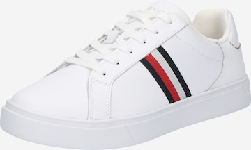 TOMMY HILFIGER Sneakers laag 'ESSENTIAL COURT' in Wit: voorkant