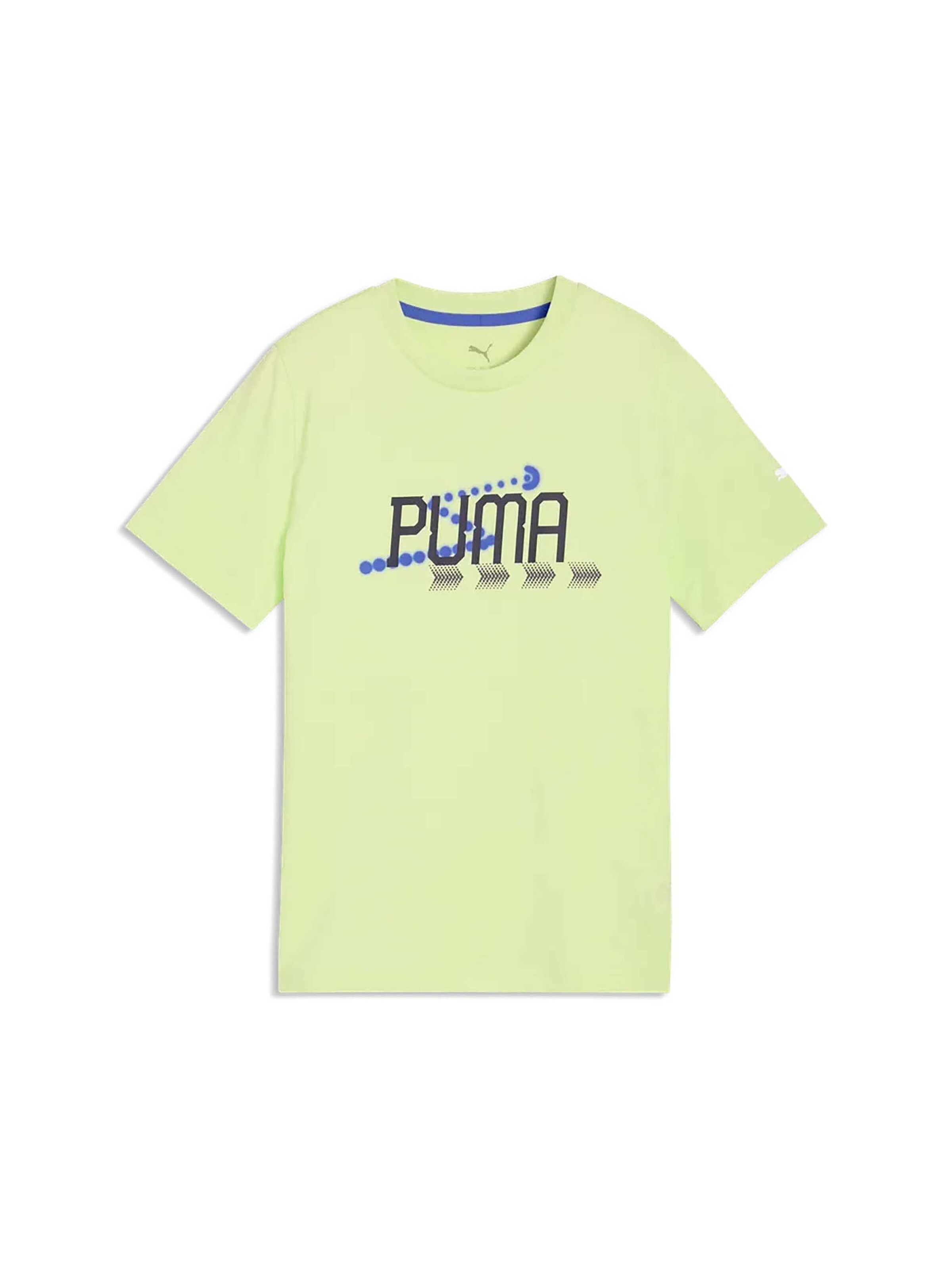 T-Shirt fonctionnel PUMA en vert : devant