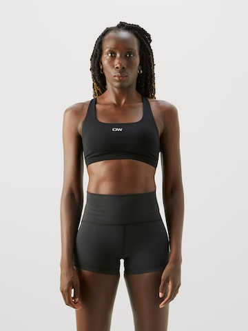 Bustier Soutien-gorge de sport ICANIWILL en noir : devant