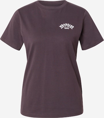 WRANGLER Футболка в Коричневый: спереди