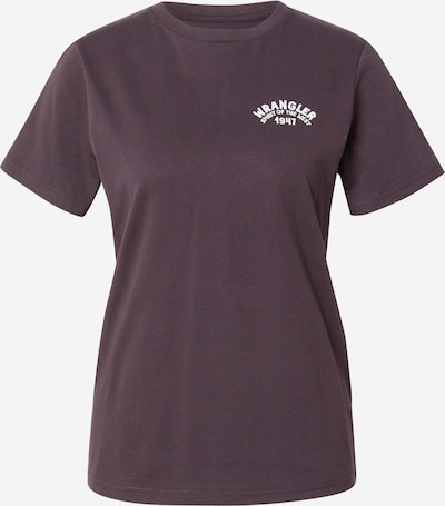 Maglietta WRANGLER di colore marrone / offwhite, Visualizzazione prodotti