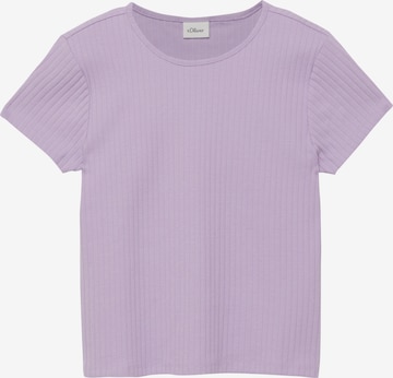 s.Oliver Shirt in Lila: voorkant