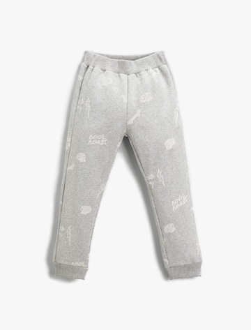Koton Tapered Trousers in Grey: front