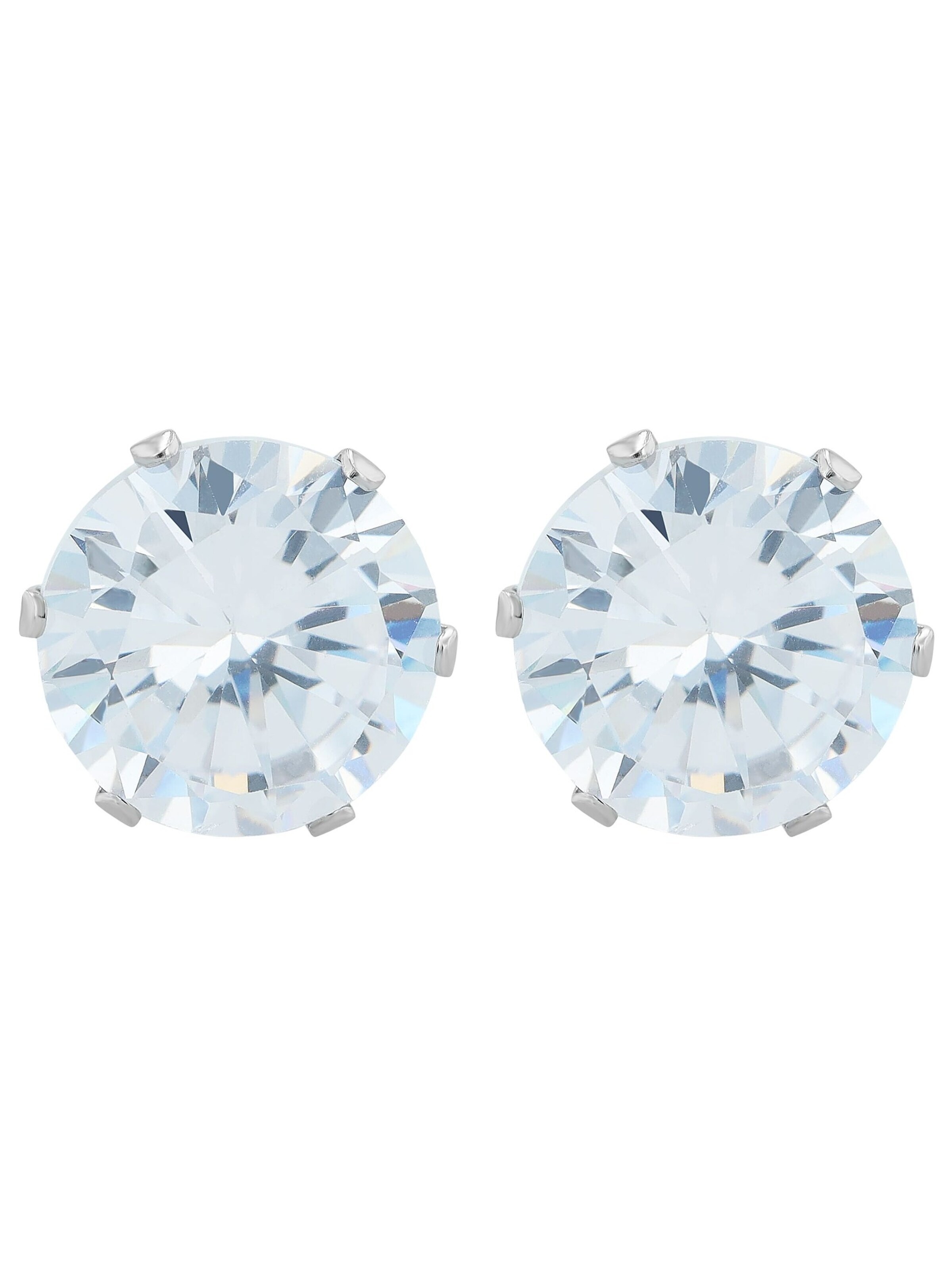 Akzent Earrings 'Shay, hautverträglich' in Silver: front