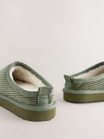 Pantoufle Next en vert