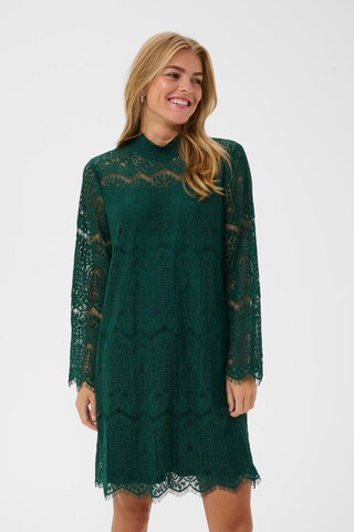 CULTURE Jurk 'Ima' in Groen: voorkant