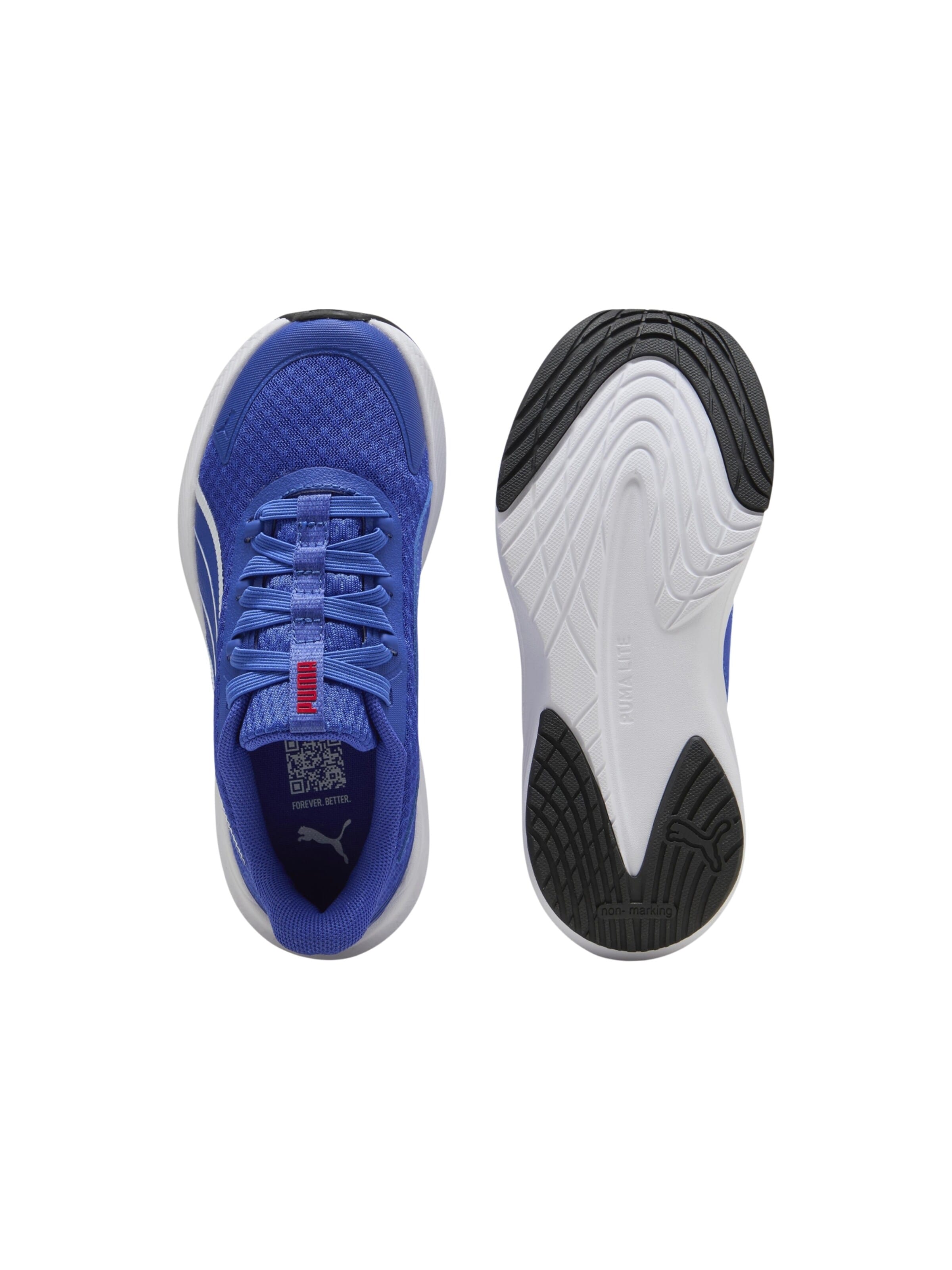 Sneaker 'Dasher Lite Sliptech PS – Low-Top-Sneaker mit Schnürung für Kinder' di PUMA in blu