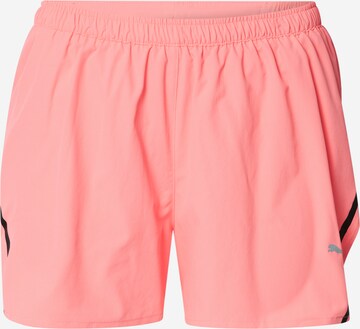 PUMA Normální Sportovní kalhoty 'ULTRAWEAVE' – pink: přední strana