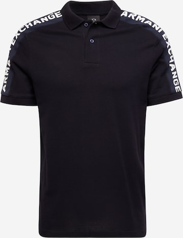 ARMANI EXCHANGE Poloshirt in Blau: predná strana