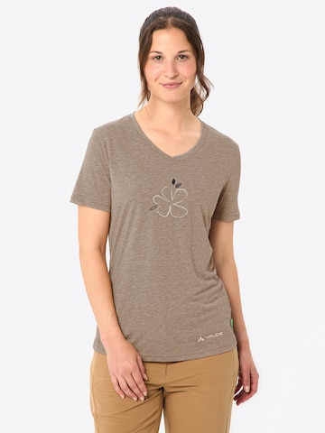 VAUDE Funktionsshirt 'Skomer III' in Beige: Vorderseite